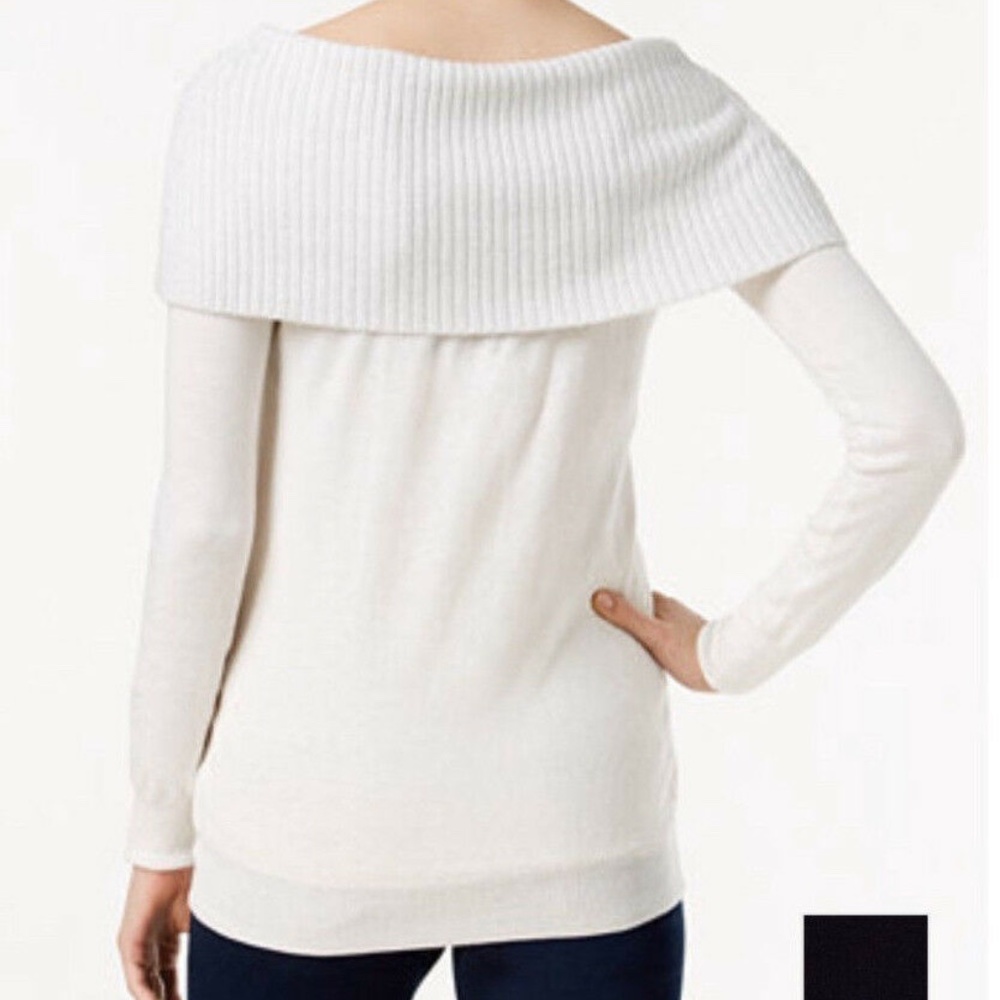 Convertible Cable Knit Sweater - Picture 3 of 4